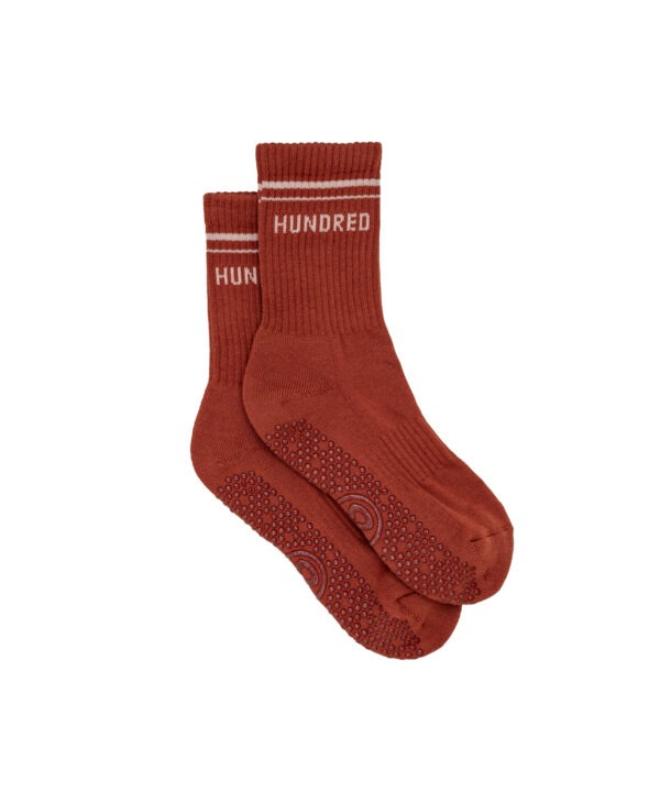 Calcetines Crew Grip - Terracota