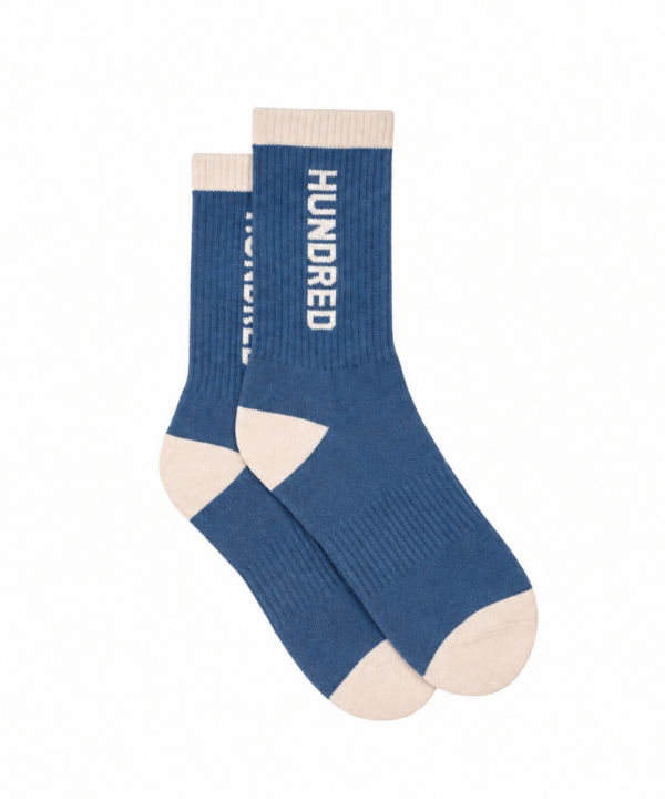 Calcetines Crew Logo Lifestyle - Azul