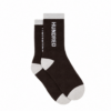 Calcetines Crew Logo Lifestyle - Café Oscuro